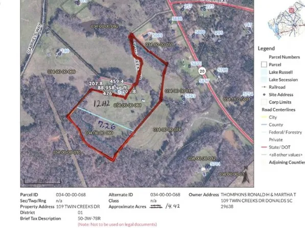 1 Twin Creeks Dr, Donalds, SC 29638