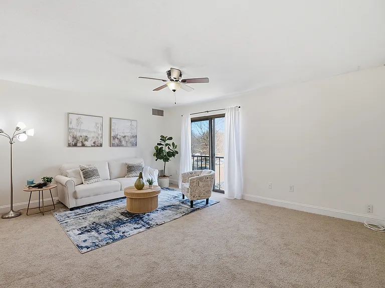 spacious living room