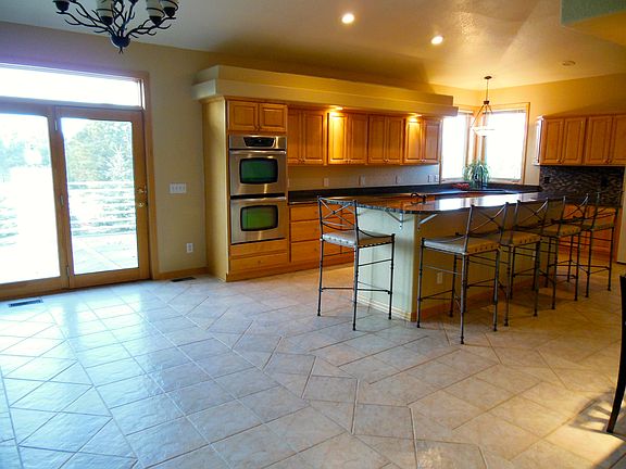kitchen and dining area