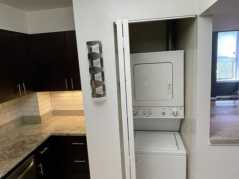 Washer/Dryer Tucked Away