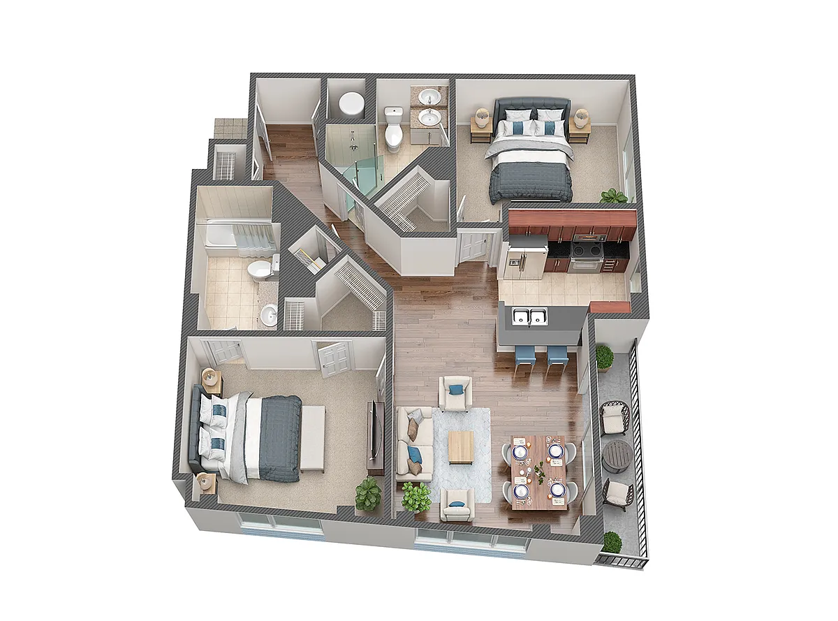 Floor plan B1