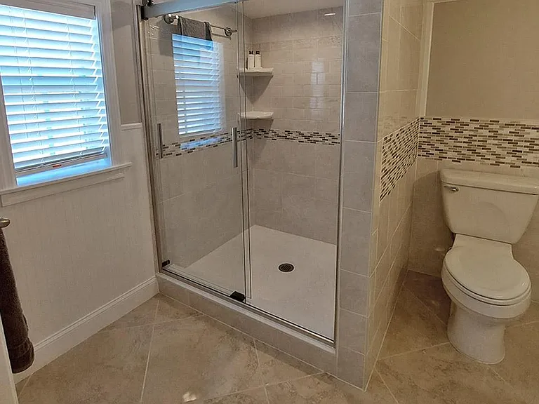 Master Bathroom Shower with many upgrades