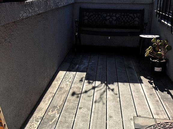 Unit's front porch patio