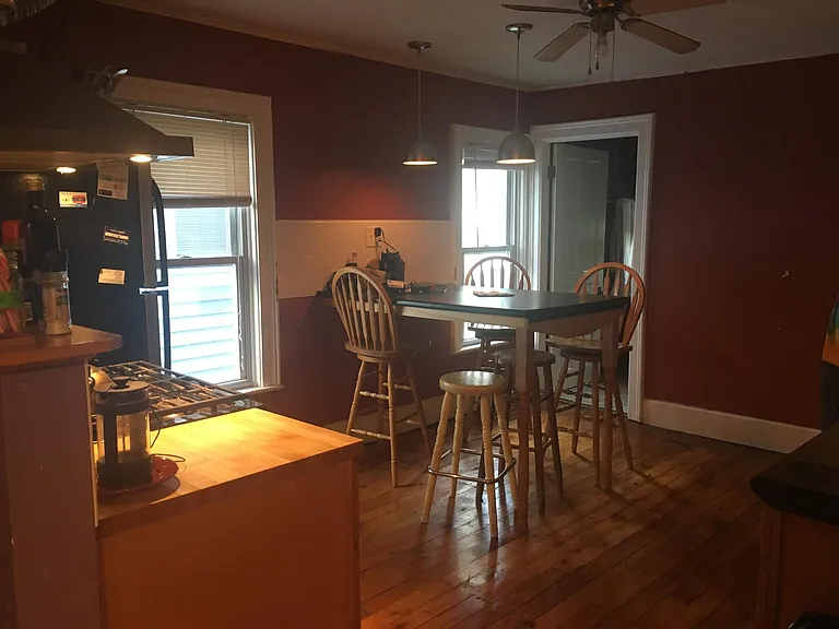 Shared kitchen- furnished and includes dishes and cooking ut