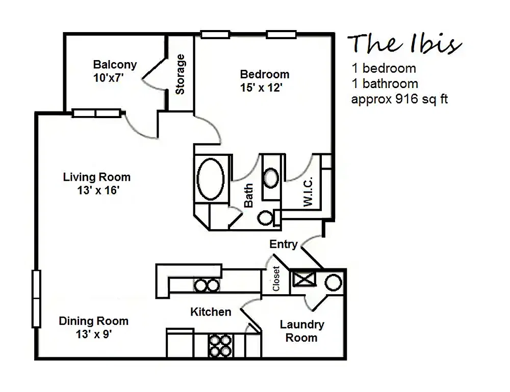 Floor plan Ibis