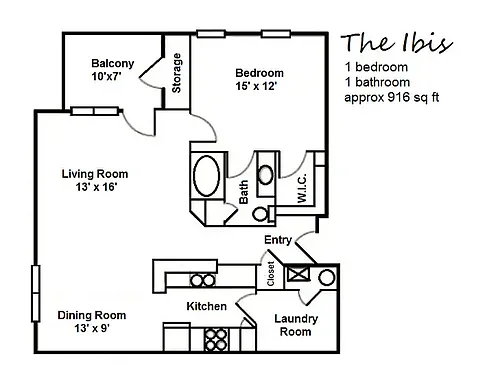 Floor plan Ibis