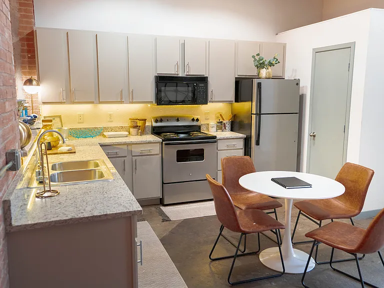 Granite Countertops in Prep-friendly Kitchen