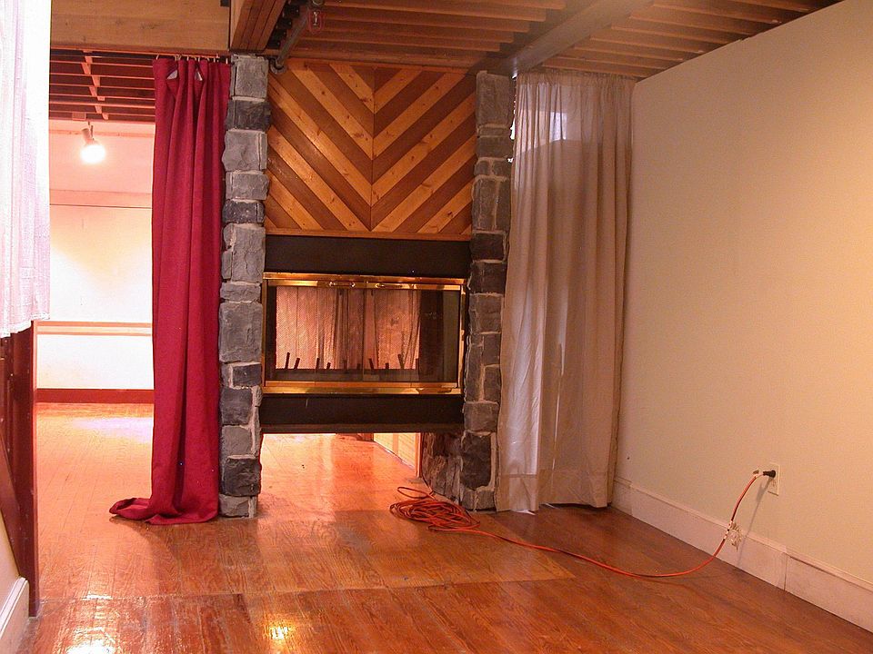 Living room view into the bedroom