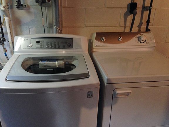 LG washer, Maytag dryer