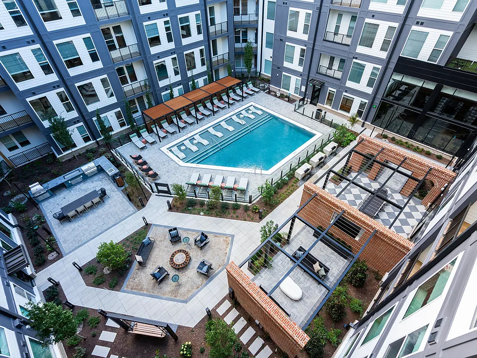 The Retreat Courtyard Overview