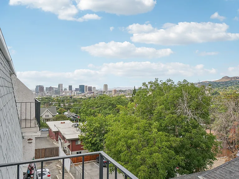 Views of Downtown from private balcony