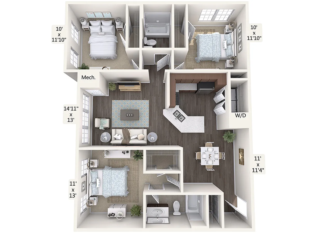 Floor plan C1-S-Floor1