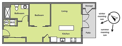 Floor plan 103 Rio Grande - ADA WAITLIST ONLY