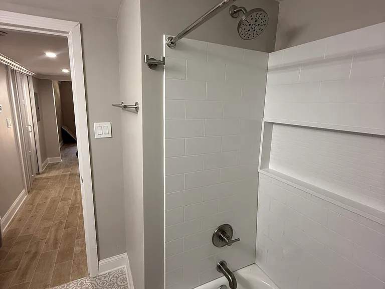 Hallway bathroom