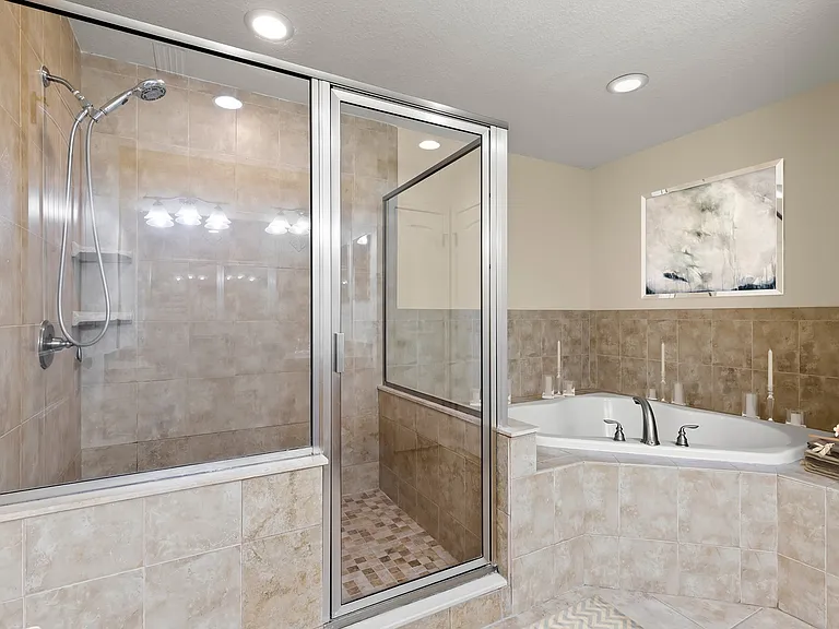 Breathtaking Shower and Tub