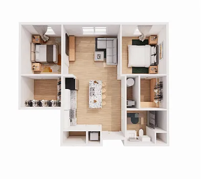 Floor plan Bird Island