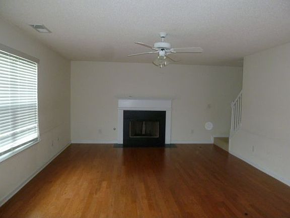 Family room with fireplace