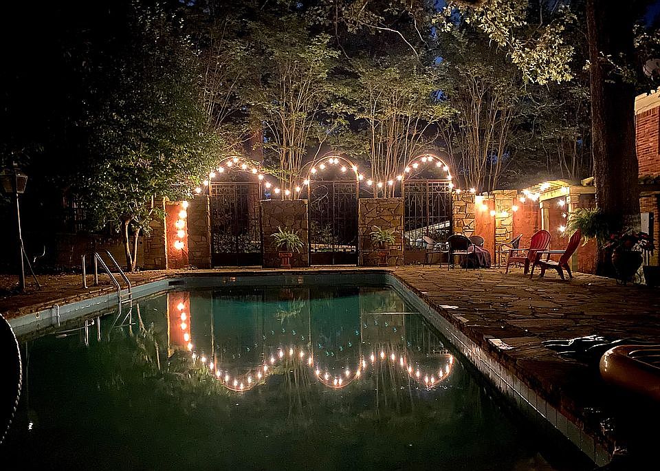 Nights are best by the pool
