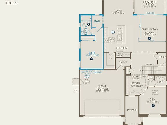 Trento Floor Plan, Quick Move-in Home, Floor 1
