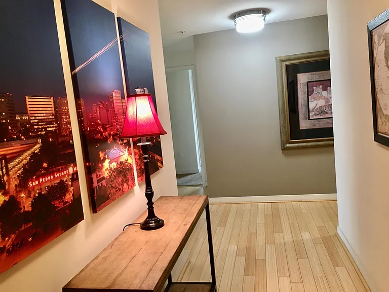 Entry to home, with high quality artwork