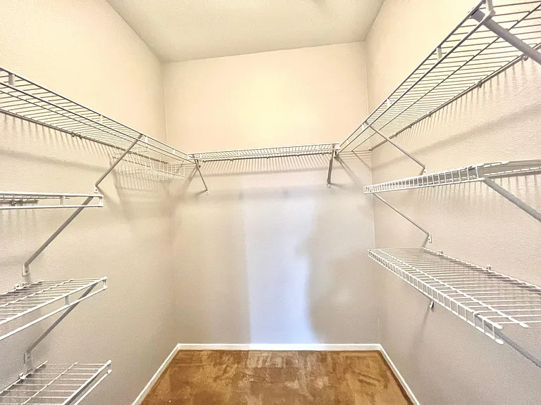 closet for primary bedroom
