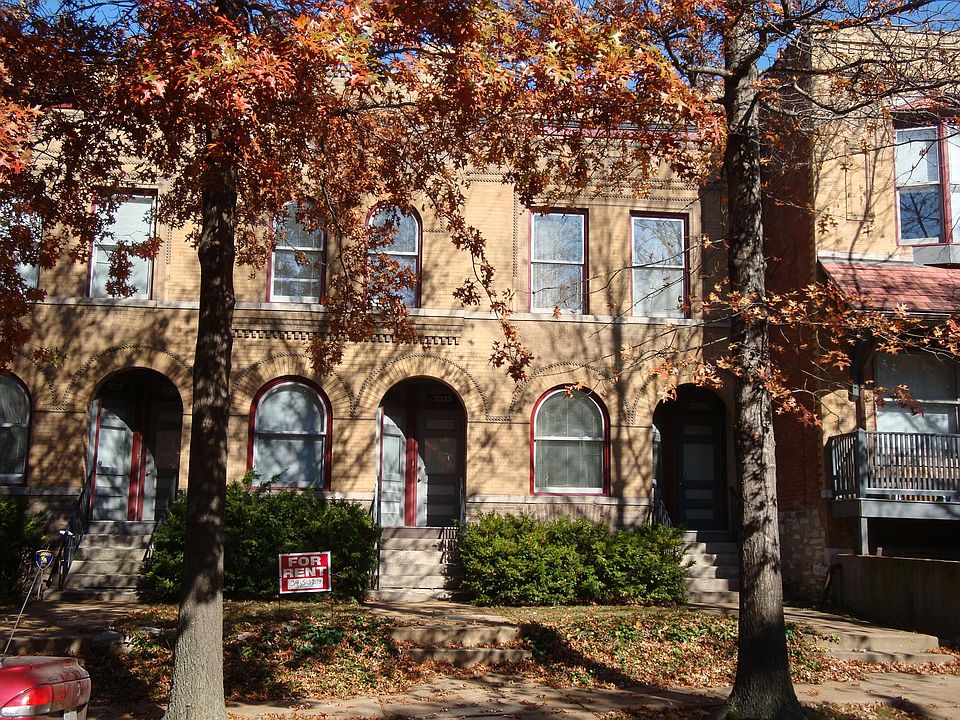 front of building faces south