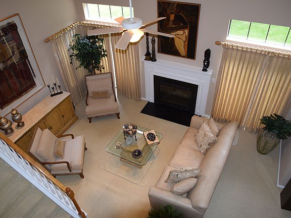 living room area from loft