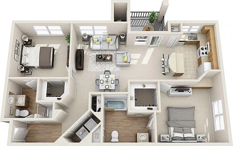 Floor plan B2
