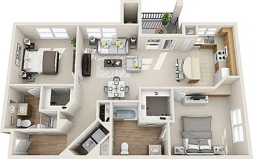 Floor plan B2
