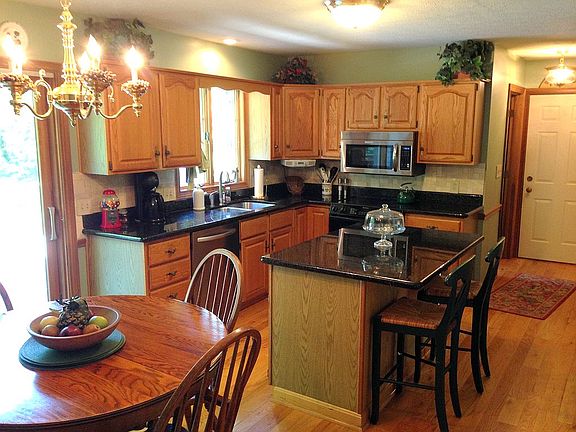 Kitchen with granite counter