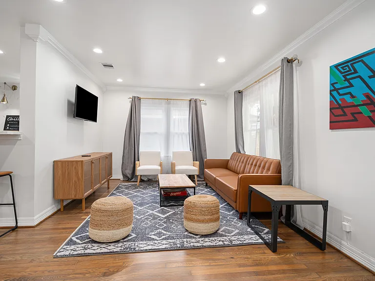 Living room with a TV