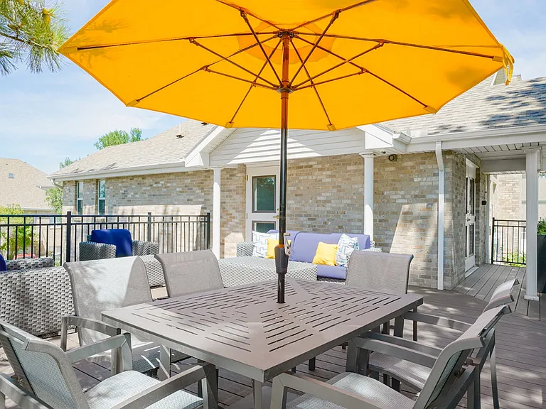 Enjoy a picnic or your favorite snacks outside on our sun deck.