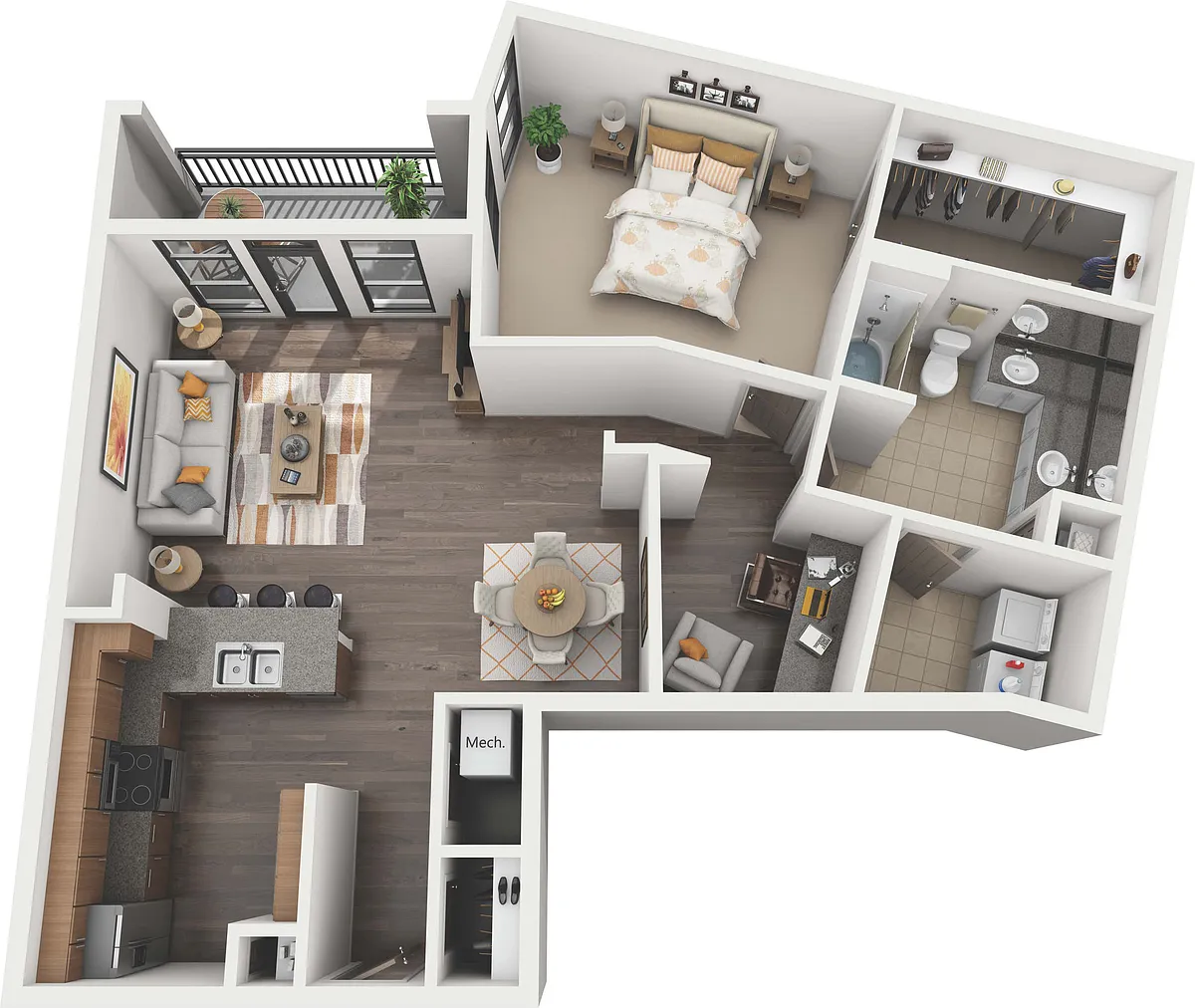 Floor plan A6 - Marquette