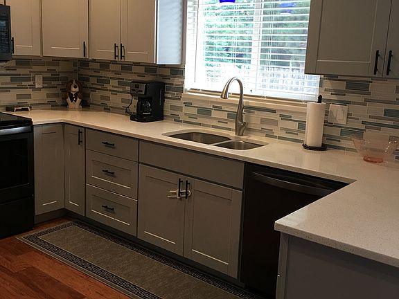 New cabinets.