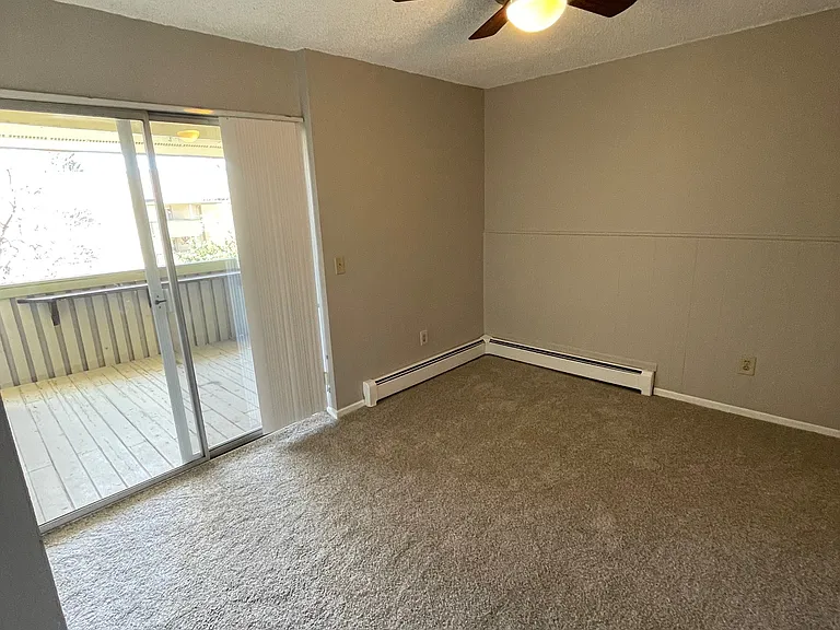 Bedroom one has its own balcony entrance.