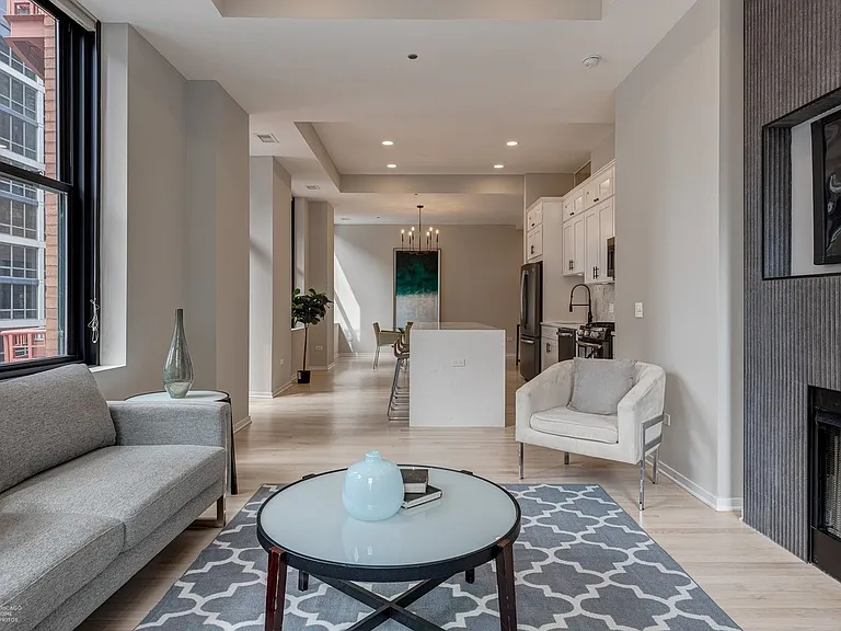 Living room toward center island