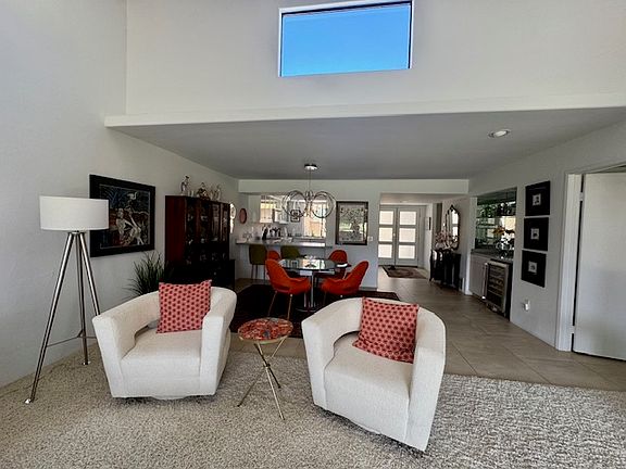Living room. Sky light adds light, airy feeling throughout.
