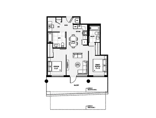 Floor plan 614