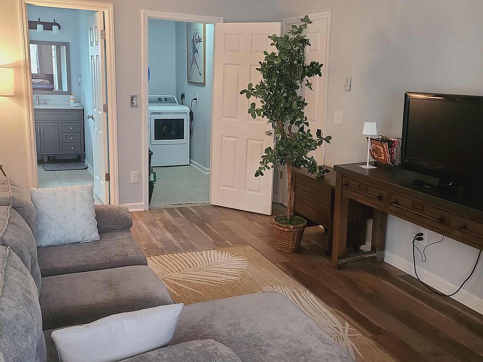 Sitting area sofa and tv