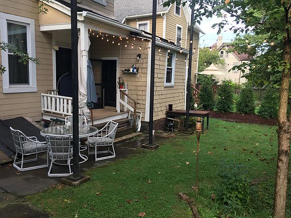 Backyard and porch