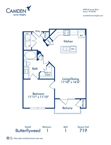 Floor plan Butterflyweed