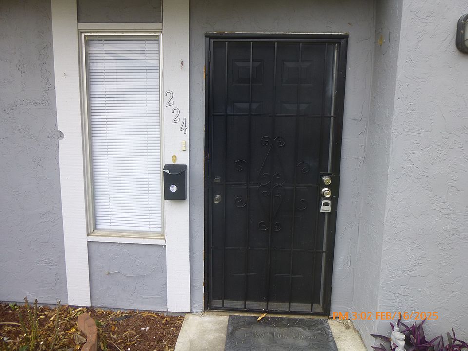 Close up of Front Security Door at entry to Condo