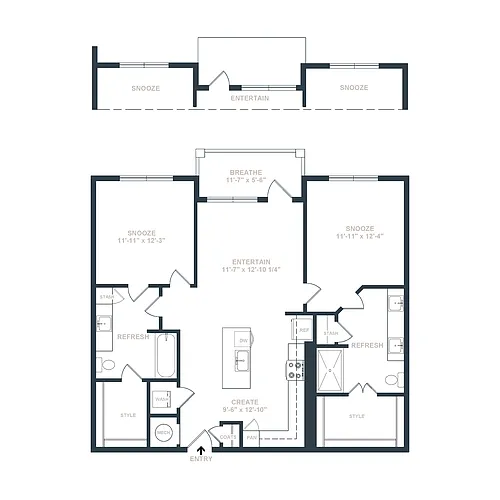 Floor plan B1
