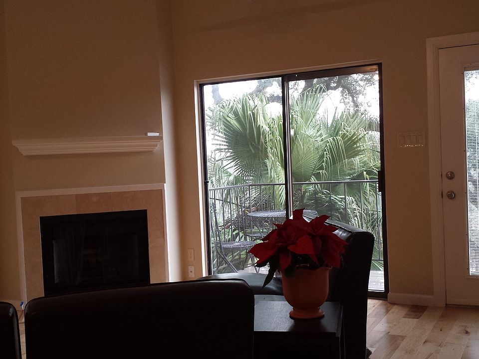 Living Room with Fireplace and Views!