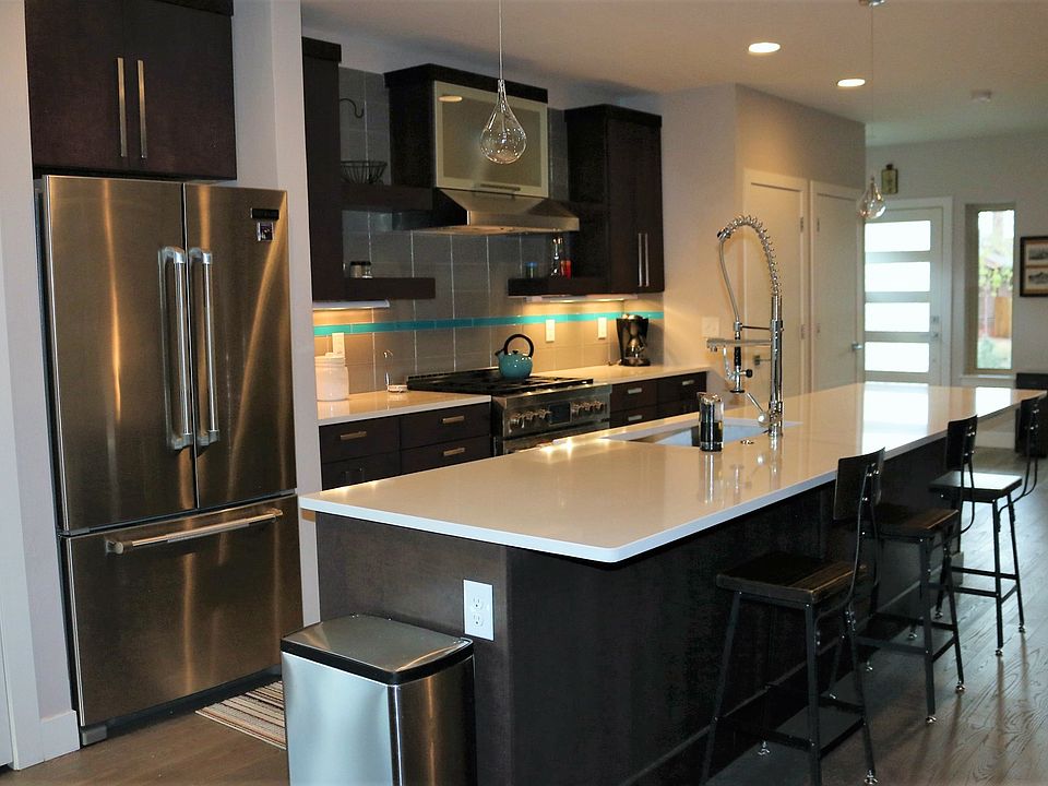 Kitchen looking towards front entry