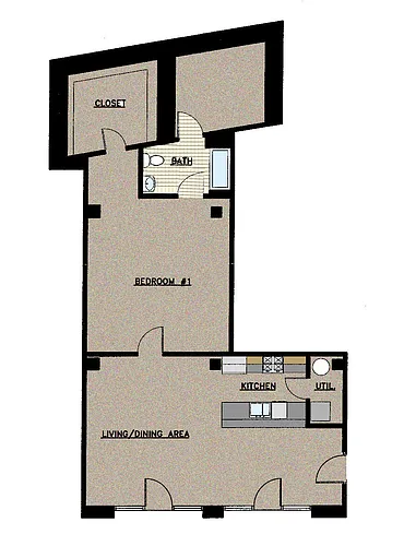 Floor plan The Crossbuck