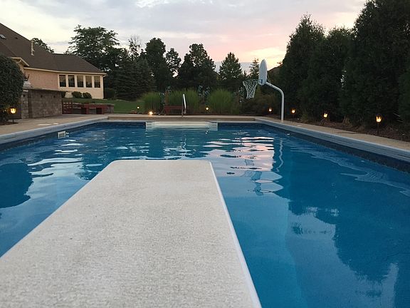 Diving board view of lights