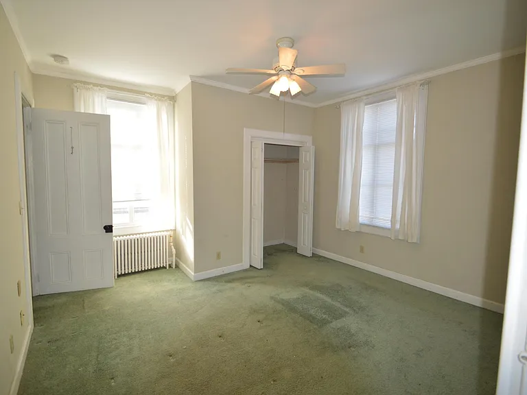 The bedroom has new flooring, a new ceiling fan and painted a soft gray. New photo coming soon!