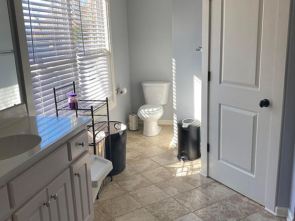 Each room has its own bathroom and large closets
