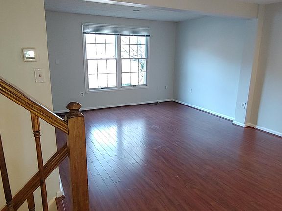 Main level living room laminate flooring